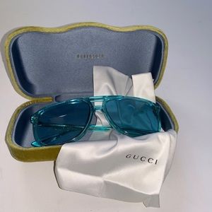 Gucci 58mm Aviator Sunglasses